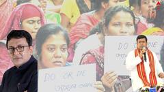 আন্দোলনকারীদের সাক্ষাৎ সুকান্তর, 'বিপথে চালিত করার চেষ্টা', বললেন শান্তনু