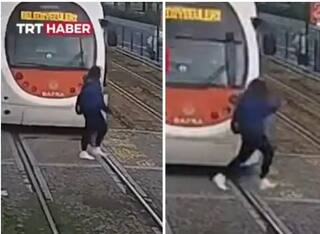 Video: ਔਰਤ ਹੈੱਡਫੋਨ ਲਗਾ ਕੇ ਰੇਲਵੇ ਟ੍ਰੈਕ ਪਾਰ ਕਰ ਰਹੀ ਸੀ, ਟਰੇਨ ਦੀ ਚਪੇਟ ਵਿੱਚ ਆਈ 