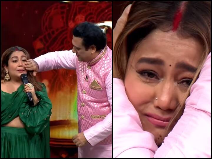 indian idol 13 diwali 2022 special neha kakkar cries when superstar govinda praise her watch video Govinda ने ऐसा क्या कहा, फूट-फूटकर रोने लगीं Neha Kakkar? वायरल हो रहा ये वीडियो