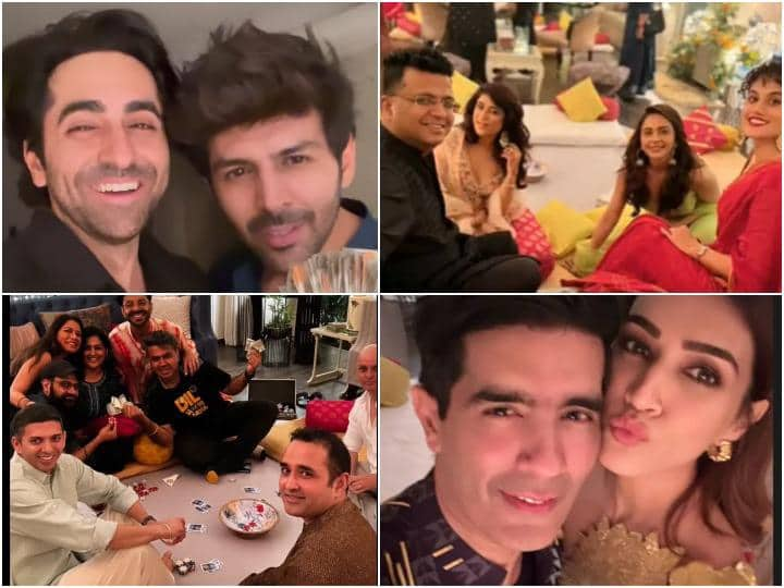 Diwali Party 2022: किसी ने पत्ते खेले तो कोई जमकर नाचा, देखिए Ayushmann Khurrana के घर हुई दिवाली पार्टी की Inside वीडियो और तस्वीरें