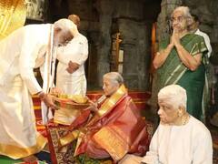 Finance Minister Nirmala Sitharaman Offers Prayers At Tirumala: In Pics