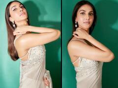 Vaani Kapoor Pics: साड़ी में किलर पोज से वाणी कपूर ने बढ़ाई फैंस के दिलों की धड़कन, सामने आईं दिवाली बैश की ये तस्वीरें