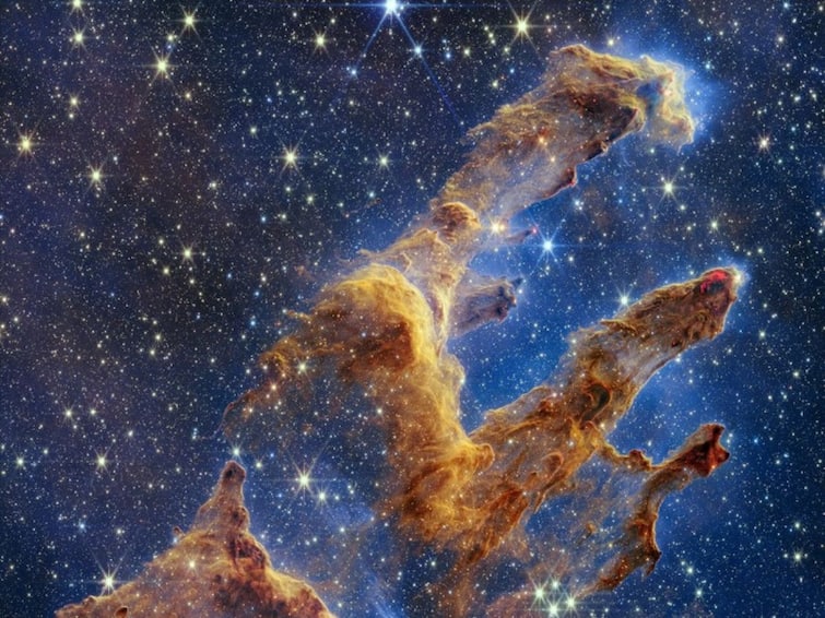 NASA’s Webb Space Telescope Captured Star-Filled Portrait of Pillars of Creation NASA Captures iconic Pillars: నక్షత్రాల పుట్టినిల్లు ఎలా ఉందో చూశారా? కొత్తగా చూపించిన జేమ్స్‌వెబ్ టెలిస్కోప్