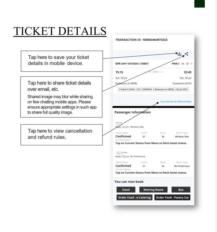 पेमेंट पेजवर, तुमच्या सोयीनुसार असा पर्याय निवडा. पेमेंट करायच्या आधी सर्व तपशील चेक करा. पेमेंट झाल्यावर तुम्हाला तिकीट डाऊनलोड  करता येईल.