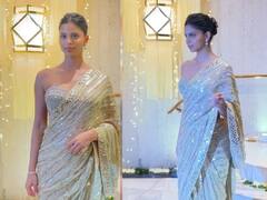 Diwali Party: साड़ी पहन पार्टी में पहुंची Suhana Khan, ये तस्वीरें देख लोगों ने पूछा- ये दीपिका है क्या?