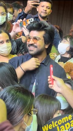 జపాన్‌ అభిమానులతో రామ్ చరణ్ సందడి