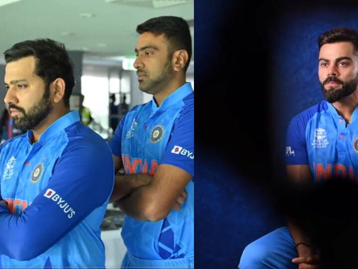 Indian Team Photoshoot before clash with Pakistan in T20 World Cup 2022 IND vs PAK: महामुकाबले से पहले फोटोशूट के लिए पहुंची टीम इंडिया, खिलाड़ियों ने की मस्ती, देखें वीडियो