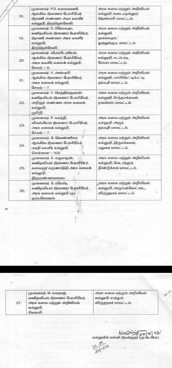 DCE: 27 பல்கலை. உறுப்பு கல்லூரிகள் அரசு கல்லூரிகளாக மாற்றம்: கல்லூரி கல்வி இயக்ககம் உத்தரவு