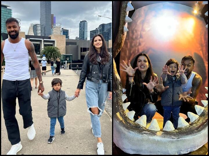 Natasa Stankovic In Australia : मेलबर्न में रविवार, 23 अक्टूबर को भारत और पाकिस्तान के बीच वर्ल्ड कप मैच खेला जाएगा. इस बीच हार्दिक पांड्या की पत्नी उनका हौसला बढ़ाने ऑस्ट्रेलिया पहुंच गई हैं.