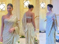 Diwali Party: साड़ी पहन पार्टी में पहुंची Suhana Khan, ये तस्वीरें देख लोगों ने पूछा- ये दीपिका है क्या?