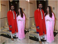 In Pics: दिवाली पार्टी में रॉयल अंदाज में पहुंचे ऐश-अभिषेक, पिंक कलर के गरारा सूट में विश्व सुंदरी लगीं बलां की खूबसूरत