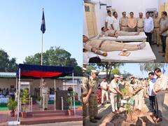 कोटा में शूरवीरों की याद नें मनाया गया पुलिस शहीद दिवस, जवानों ने किया रक्तदान
