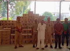 चंदौली पुलिस को बड़ी कामयाबी, 90 लाख की अवैध शराब बरामद, एक तस्कर गिरफ्तार