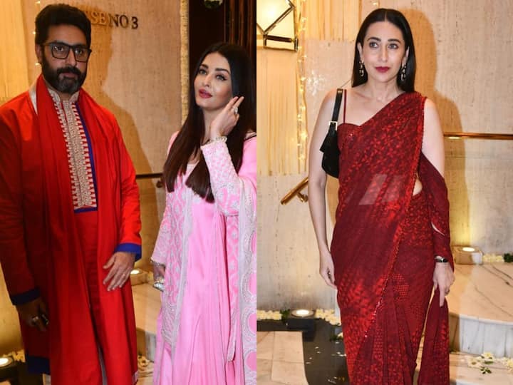 बीते 20 अक्टूबर की रात मशहूर फैशन डिजाइनर मनीष मल्होत्रा (Manish Malhotra) के घर दिवाली पार्टी (Diwali Party 2022) थी. इस पार्टी में एक से बढ़कर एक सितारे शिरकत करने पहुंचे. वहीं तस्वीरें देखने के बाद लोगों की नजरें उन दो लोगों पर जा टिकीं जो किसी जमाने में एक दूसरे पर फिदा थे. हम बात कर रहे हैं अभिषेक बच्चन और करिश्मा कपूर की.