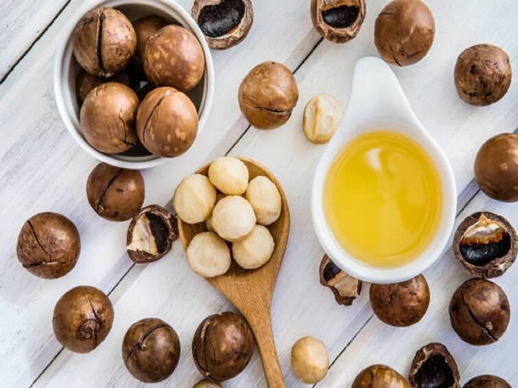 7 Amazing Benefits of Macadamia Nut Oil For Skin Macadamia Nut Oil : சருமத்துக்கு பளபளப்பையும், பொலிவையும் தரும் மக்காடமியா விதை எண்ணெய்.. எப்படி பயன்படுத்தலாம்?