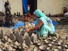 दिवाली के पहले Gorakhpur के टेराकोटा उत्पादों की बड़ी मांग, ऑर्डर इतने कि डिमांड तक नहीं हो पा रही पूरी