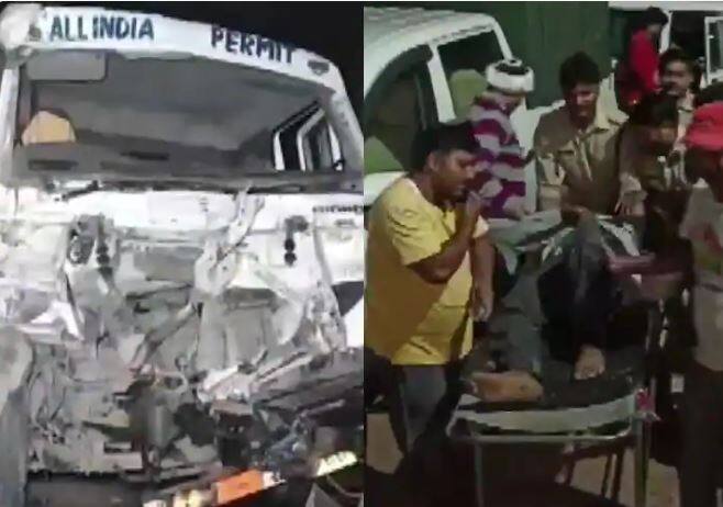 road accident in rewa national highway 30 connecting mp up border 14 people killed more than 40 injured Rewa Accident: ਰੀਵਾ ਵਿੱਚ ਦਰਦਨਾਕ ਸੜਕ ਹਾਦਸਾ, ਬੱਸ ਅਤੇ ਟਰੱਕ ਦੀ ਟੱਕਰ, 14 ਦੀ ਮੌਤ 40 ਤੋਂ ਵੱਧ ਜ਼ਖਮੀ