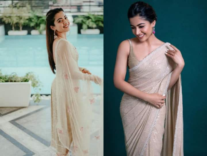 Rashmika Mandanna look: पुष्पा फेम एक्ट्रेस रश्मिका मंदाना इंस्टाग्राम पर बेहद एक्टिव हैं. वो अक्सर अपने स्टाइलिश फोटोशूट फैंस के साथ शेयर करती रहती हैं और फैंस को अपडेटेड रखती हैं.