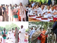 अखिलेश यादव के साथ दिखा पूरा यादव कुनबा, तस्वीरों में शिवपाल के साथ राम गोपाल तो धर्मेंद्र पास दिखे प्रतीक