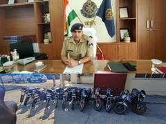 एसपी बंगले के पास पेट्रोल पंप पर थी लूट की योजना, पुलिस ने धर दबोचे आरोपी, चोरी की बाइकें भी जब्त