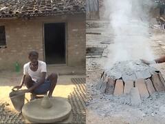 चाइनीज लड़ियों के बीच दब गए कुम्हार के दिये, मिट्टी खरीदकर बनाने से अब नहीं होती कमाई