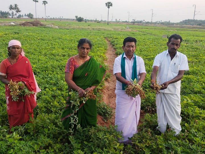 கரூர் அருகே விவசாய கூலி ஆட்கள் பற்றாக்குறை.. இயந்திரம் மூலம் நெல் நடவு பணி தொடக்கம்..