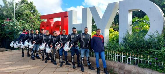 Motor Cycle Expedition: ఆర్టిలరీ సెంటర్ వజ్రోత్సవాల్లో భాగంగా దక్షిణ్ భారత్ మోటర్ సైకిల్ యాత్ర