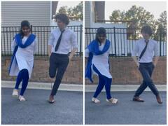 देसी लड़की के साथ विदेशी लड़के का रोमांटिक कपल डांस, वीडियो हुआ वायरल