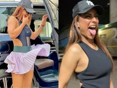 कार से उतरते हुए ऊप्स मूमेंट का शिकार हुईं Nia Sharma, सकर्ट के साथ हुआ कुछ ऐसा...