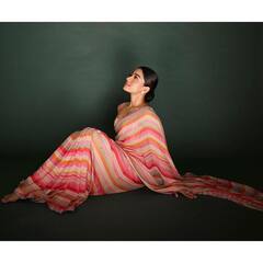 Rashmika Mandanna: స్లీవ్ లెస్ బ్లౌజ్, కలర్‌ఫుల్‌ శారీలో రష్మిక లేటెస్ట్ పిక్స్!