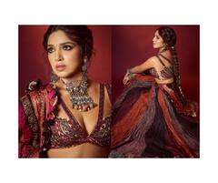 Bhumi Pednekar : नखरेल नार... मल्टी कलर लेहेंगा चोली अन् पोनी हेअरस्टाईलमध्ये भूमीचा 'लयभारी' अंदाज