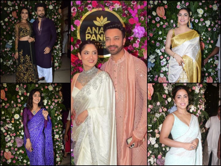 TV Stars At Ekta Kapoor Diwali Bash 2022: टीवी प्रोड्यूसर एकता कपूर ने बीती रात अपने घर पर दिवाली की पार्टी रखी थी, जिसमें टीवी स्टार्स ने अपने ग्लैम से महफिल लूट ली थी.