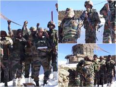 IN PICS: Indian Army Jawans Celebrate Diwali At Last Army Post Near LoC In Poonch At 10,000 Ft Altitude