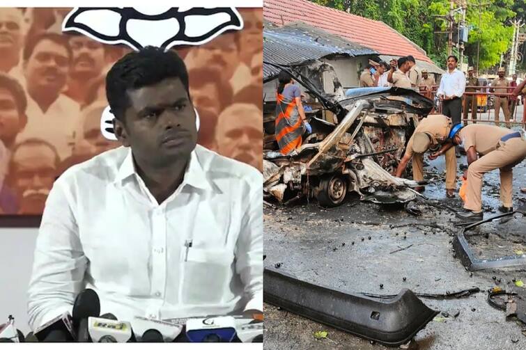 coimbatore car blast tamilnadu BJP Leader annamalai need clear people doubts Annamalai: கோவை காரில் சிலிண்டர் வெடித்த சம்பவம் : மக்களின் அச்சத்தைப் போக்க வேண்டும் - அண்ணாமலை