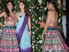 Ekta Kapoor  ਦੀ ਦੀਵਾਲੀ ਪਾਰਟੀ 'ਚ ਨਜ਼ਰ ਆਇਆ ਸ਼ੈੱਟੀ ਭੈਣਾਂ ਦਾ ਖੂਬਸੂਰਤ ਅੰਦਾਜ਼, ਸ਼ਿਲਪਾ ਨੇ ਲਹਿੰਗਾ 'ਚ ਦਿੱਤੇ ਅਜਿਹੇ ਪੋਜ਼