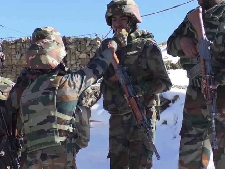 They also distribute sweets among each other on the festival of lights and take part in a small celebration, following which they continue to protect the country so that we can celebrate a happy Diwali for generations to come. (Image Source: ANI)