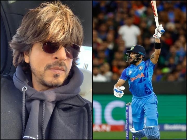 Shahrukh khan on india winning in india vs Pakistan t20 world cup praises virat kohli ‘अब हुई हैप्पी दिवाली शुरू...’ पाकिस्तान के खिलाफ भारत की जीत पर Shah Rukh Khan ने लिखा खास पोस्ट