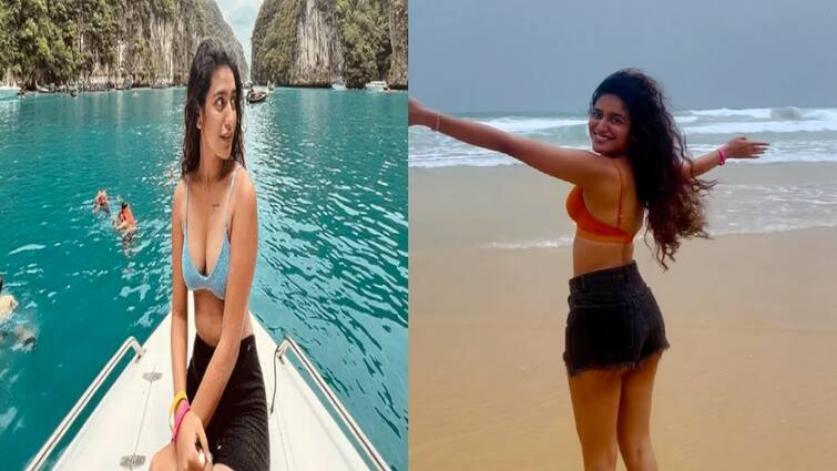 Priya Prakash Warrier was seen having fun on the beach in a glamorous style ਬੀਚ 'ਤੇ ਗਲੈਮਰਸ ਅੰਦਾਜ਼ 'ਚ ਮਸਤੀ ਕਰਦੀ ਨਜ਼ਰ ਆਈ ਪ੍ਰਿਆ ਪ੍ਰਕਾਸ਼ ਵਾਰੀਅਰ