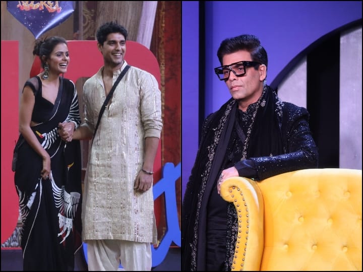 Bigg Boss 16  Weekend ka Vaar: Ankit Gupta stuns karan johar, share feelings for Priyanka Choudhary Bigg Boss 16: प्रियंका-अंकित बने 'ऐ दिल है मुश्किल' के रणबीर-अनुष्का, एक्टर के जवाब ने कर दी Karan Johar की बोलती बंद!