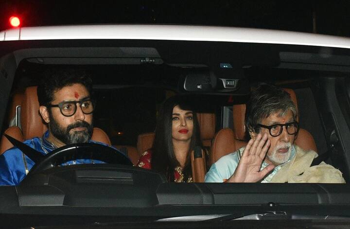 Bachchan Family Diwali Puja: बॉलीवुड में दिवाली (Diwali) की जगमगाहट साफ देखने को मिल रही है. वहीं अब दिवाली पूजा के लिए बच्चन परिवार एक साथ नजर आया है.