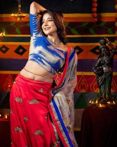 Sakshi Agarwal  :  நடிகை சாக்‌ஷி அகர்வாலின் தீபாவளி போட்டோஷுட்..!