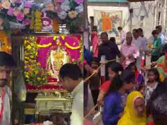 Diwali 2022: दिवाली पर उदयपुर के महालक्ष्मी मंदिर में पूजा के लिए लोगों की लगी लंबी कतार, देखें तस्वीरें