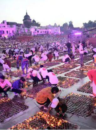 ਮਹਾਨ ਦੀਪ ਉਤਸਵ, ਰਾਮਲੀਲਾ ਤੋਂ ਲੈ ਕੇ ਲੇਜ਼ਰ ਸ਼ੋਅ ਤੱਕ ਵੇਖੋ ਤਸਵੀਰਾਂ