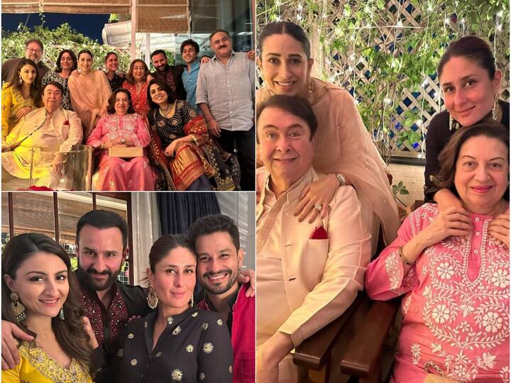 Bollywood celebrities are extending their heartfelt wishes marking the festival of lights. Kareena Kapoor shared her Diwali pic featuring the Kapoors and Soha Ali Khan.