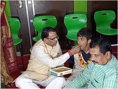 मंत्री नरेंद्र कश्यप ने दिव्यांग बच्चों संग मनाई दिवाली, कहा - इनके कौशल विकास के लिए सरकार कर रही काम