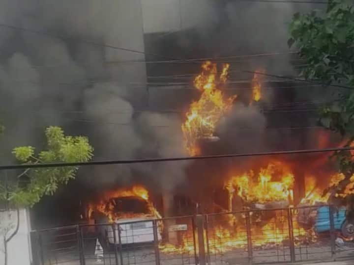 Fire in the drug warehouse in Ashok Nagar, Chennai! Fire Accident : சென்னையில் மருந்து கிடங்கில் பயங்கர தீ விபத்து..! நடந்தது என்ன...?