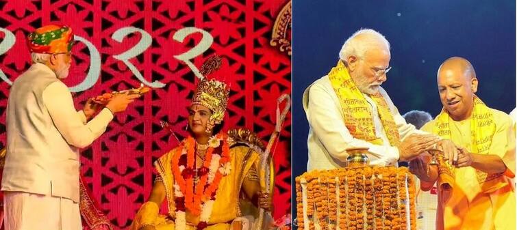 Watch: From Ramlila to grand Deepotsav in Ayodhya, watch these five spectacular videos of PM Modi's visit Watch: અયોધ્યામાં રામલીલાથી લઈને ભવ્ય દીપોત્સવ સુધી, પીએમ મોદીની મુલાકાતના આ પાંચ અદભૂત વીડિયો જુઓ