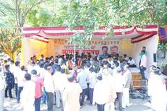 PHOTO: नुकसानभरपाईच्या मागणीसाठी आमदार कैलास पाटलांचे आमरण उपोषण