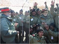 PM Modi Diwali: जवानों को खिलाई मिठाई, साथ में गाया गाना, पीएम मोदी ने कुछ इस तरह करगिल में मनाई दिवाली