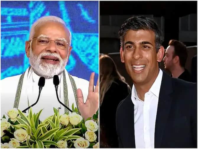 PM Narendra Modi tweets and congratulates UK PM designate RishiSunak will work together प्रधानमंत्री मोदी ने ऋषि सुनक को ब्रिटेन का पीएम बनने पर दी बधाई, कहा- अब हम मिलकर काम करेंगे
